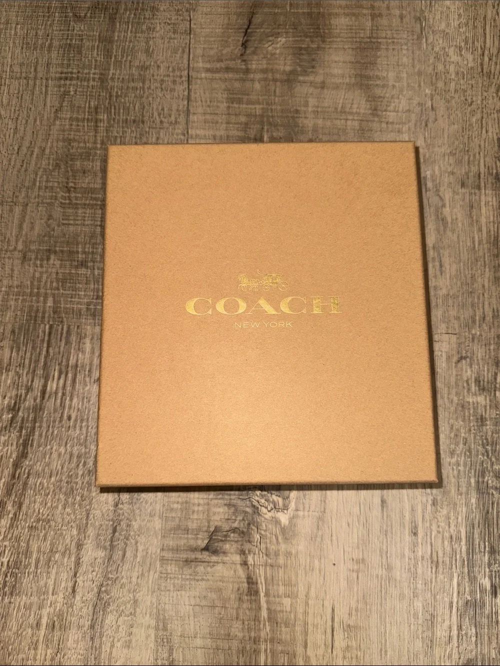 Coach Signature Canvas Dog Collar in Brown and Tan